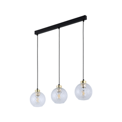Devon Pendant Lamp 3 Canvas Strip Banner
