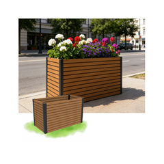 Outdoor Flower Bed – Teak