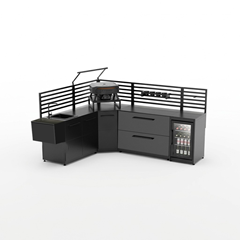 Modular Set Outdoor Kitchen – Black