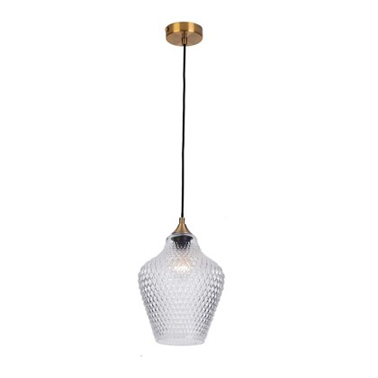 Pendant 1xE27 Clear Glass