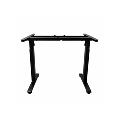 Adjustable Desk 70x140 – Black Leg & Wood Top