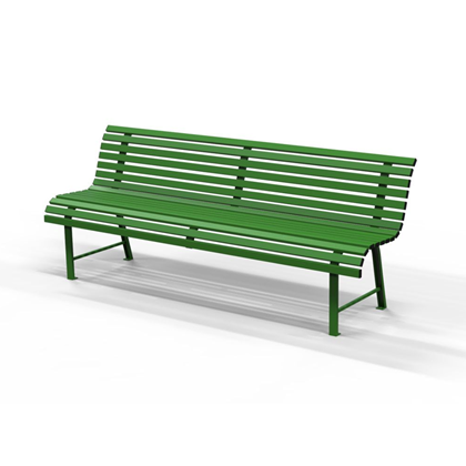 Milano steel bench