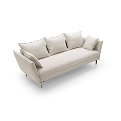 3-Seater Sofa Bed 237cm – White