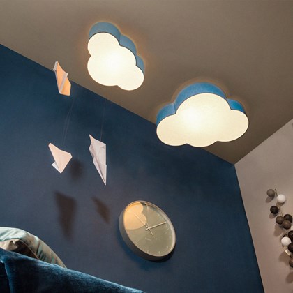 Blue Cloud Ceiling Lamp 4 Panels E27 15W
