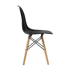 Dining Chair PP Wood - Black
