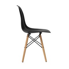 Dining Chair Pp Wood - Black