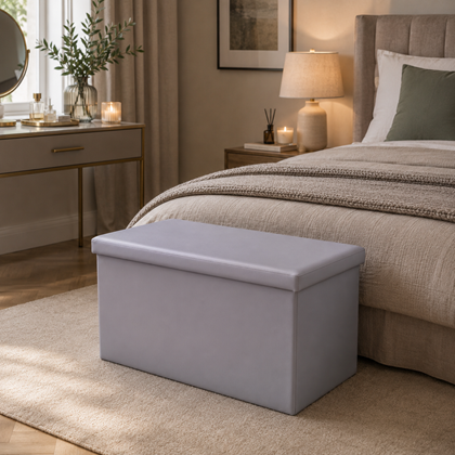 Foldable Bench of PVC Grey