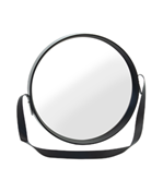 SPECCHIO TONDO MEGAN NERO 39.5X39.5