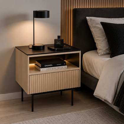 Nightstand LED – Vicenza Oak