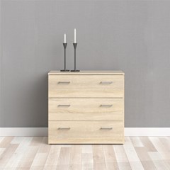 Space Chest 3 drawers Oak