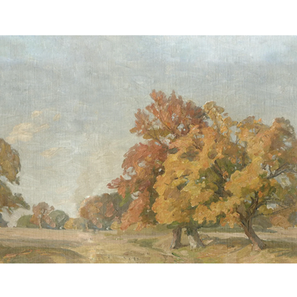 Mural Wallpaper Hedgerow Landscape