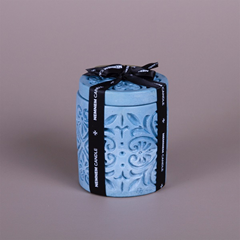 Small Cylinder Jar Maltese Tile