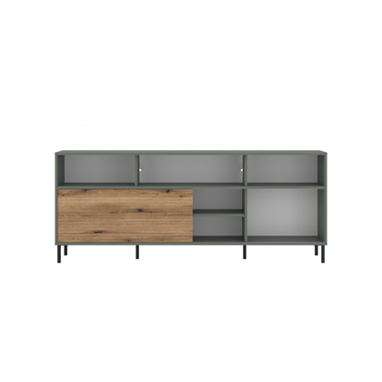 TV Unit Grey-Green PVC Oak Coast Evoke