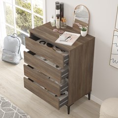Chest of Drawers Wood Anthracite