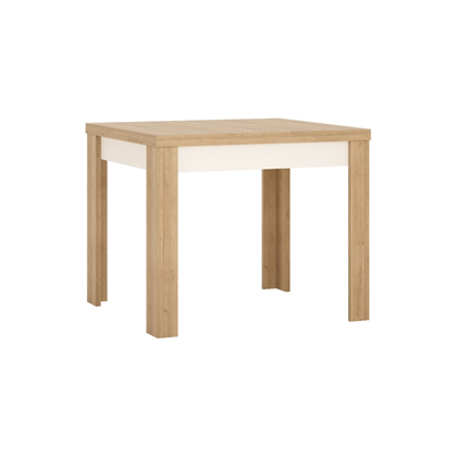 Extendable Table 90-180 – Riviera Oak Light & White