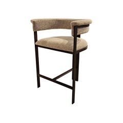 Counterchair Fabric Old Iron Tube Leg