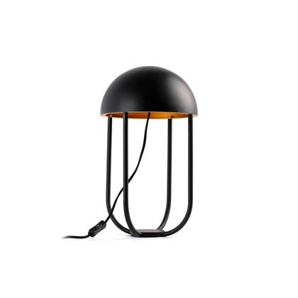 Jellyfish Black and Gold Table Lamp