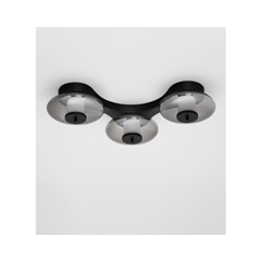 Ballet Ceiling Light – Sandy Black & Smokey Grey