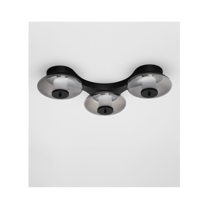 Ballet Ceiling Light – Sandy Black & Smokey Grey