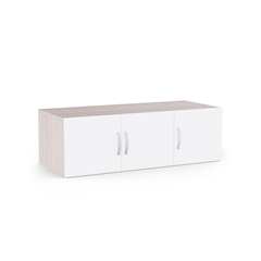 Top Cabinet Unit – 3 Doors Shannon Oakpearl & White