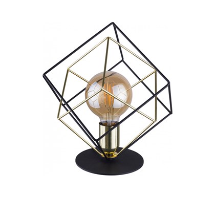 Alambre Table Lamp Black Gold