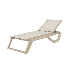 Sun lounger - Taupe