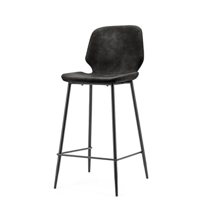 Seashell Stool Low Anthracite