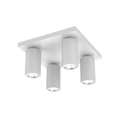 Square Ceiling Spotlight GU10 - White