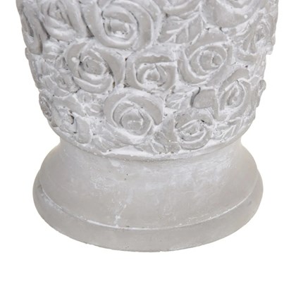 Flowerpot Stand Cement Decoration 18 X 18 X 28 cm
