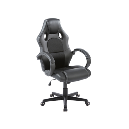 Black PU Leather Gaming Chair