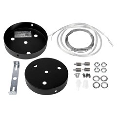 LED Pendant Round 36W - Black 4000K