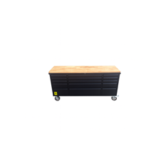 72 Black Tool Chest Black Power Coating