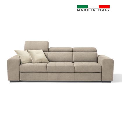 3 Seater Sofa Bed with Adjustable Headrest