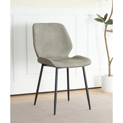 Dining Chair Pu Grey