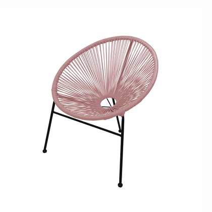 Lounge Rope Chair - Pink