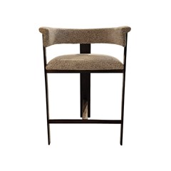 Counterchair Fabric Old Iron Tube Leg