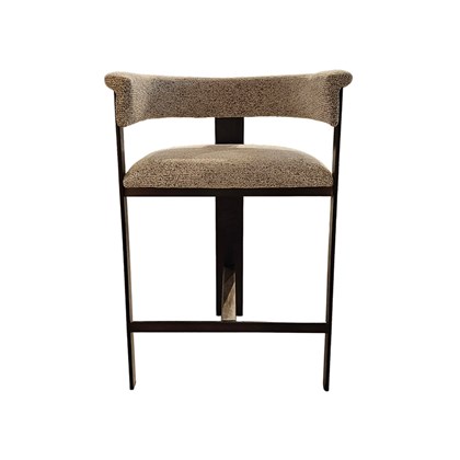 Counterchair Fabric Old Iron Tube Leg