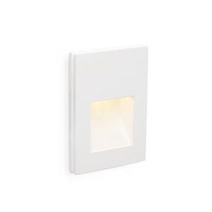 Plas-3 White Recessed 1 LED 1W 3000K