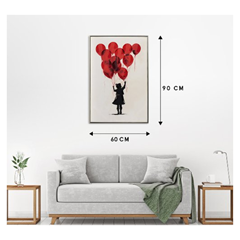 Ballon Girl Acryl Painting 60X90