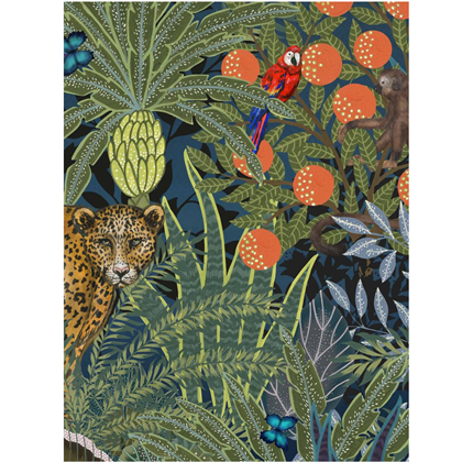 Mural Wallpaper Jungle Wall Animals