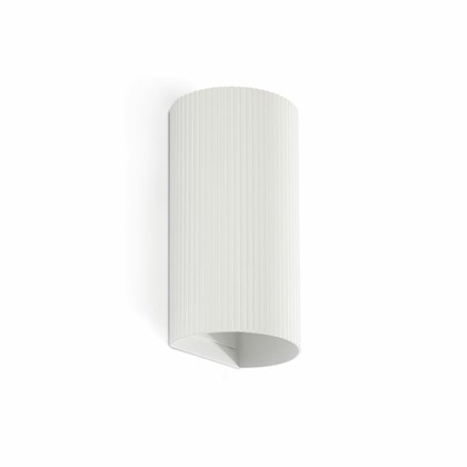 Sole Wall Light Round Striped - White