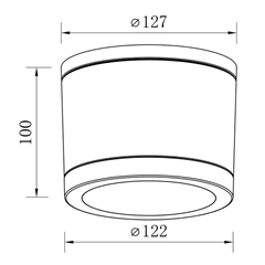 Plastic Ceiling Lights IP65