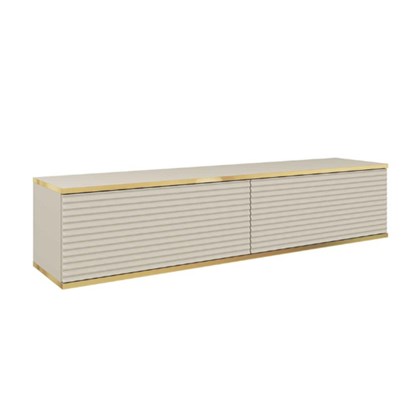 TV Unit MDF Wall Mounting - Beige