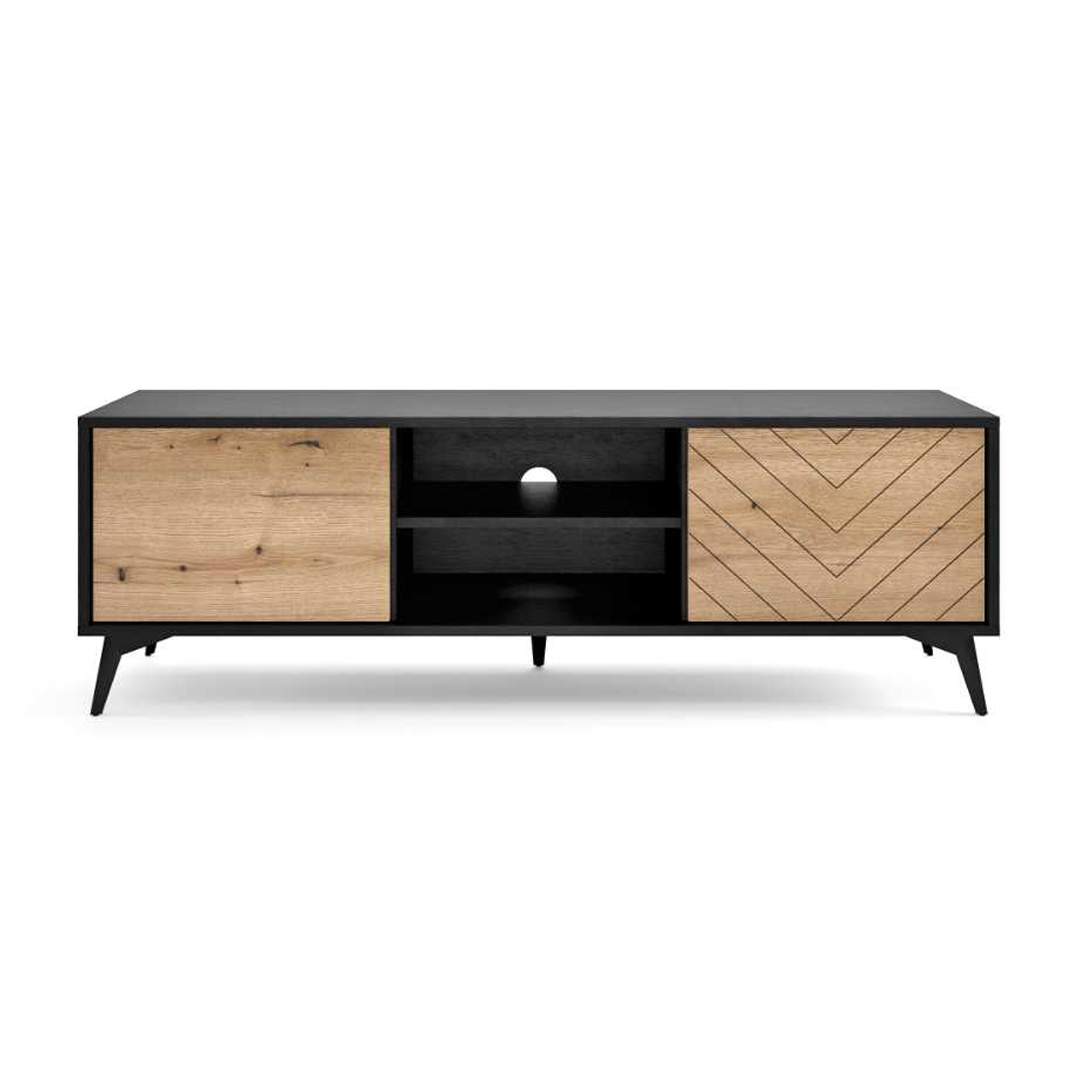 Tv Unit - Oak Black