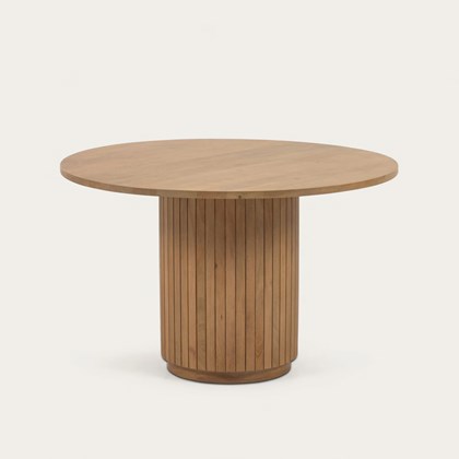 Licia Round Table Solid Mango Wood