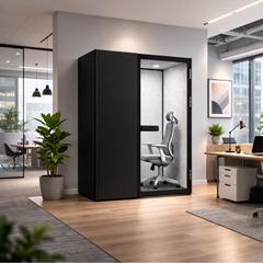 Individual Acoustic Booth Focus - Black