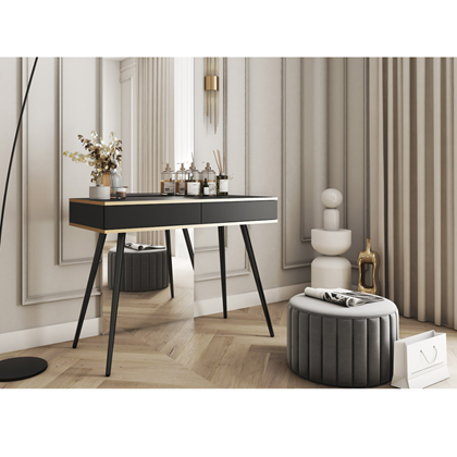 Dressing Table – Black & Gold