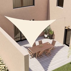 Shade Sail Off White 3.6x3.6x3.6m