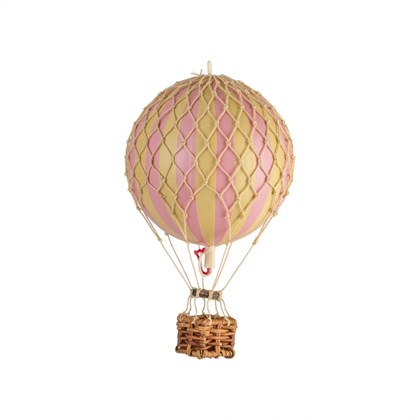 Vintage Balloon Model Floating the Skies Pink