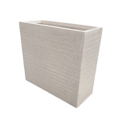 Corda Pot Rectangle Off White - L74xw30m